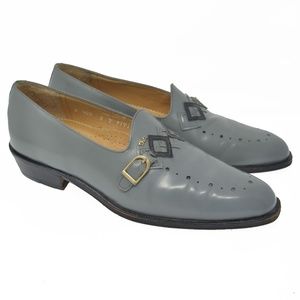 *FOTI Handcrafted Sz 8D Calf Cow Leather Loafers